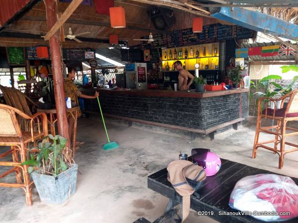 Eden Bar and Hostel in SihanoukVille, Cambodia.  Otres Village.