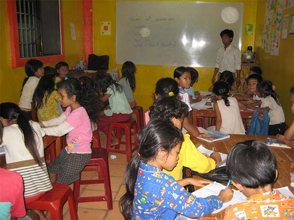 classroom at the goodwill school