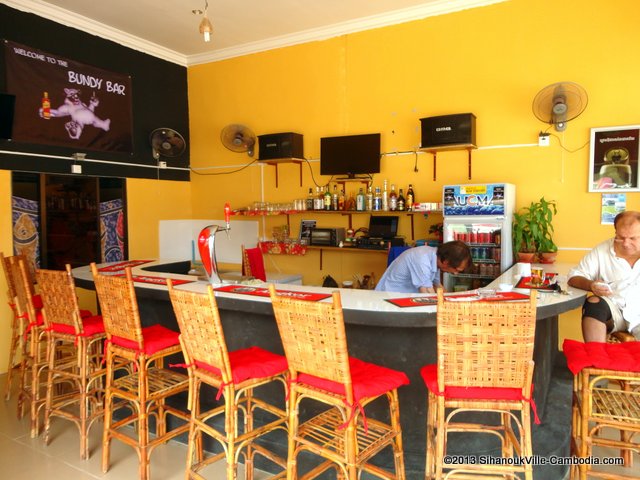 Bundy Bar in Sihanoukville, Cambodia.